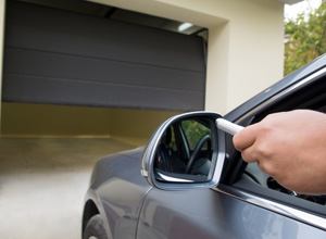 Remotely open garage door