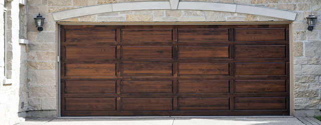 New wooden garage door Yonkers New York